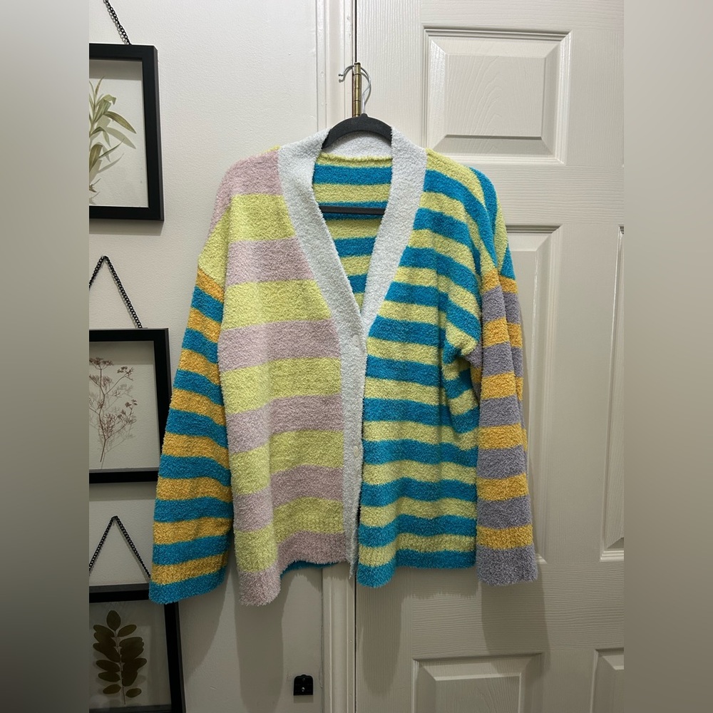 EUC Striped Multicolor Women's Sweater